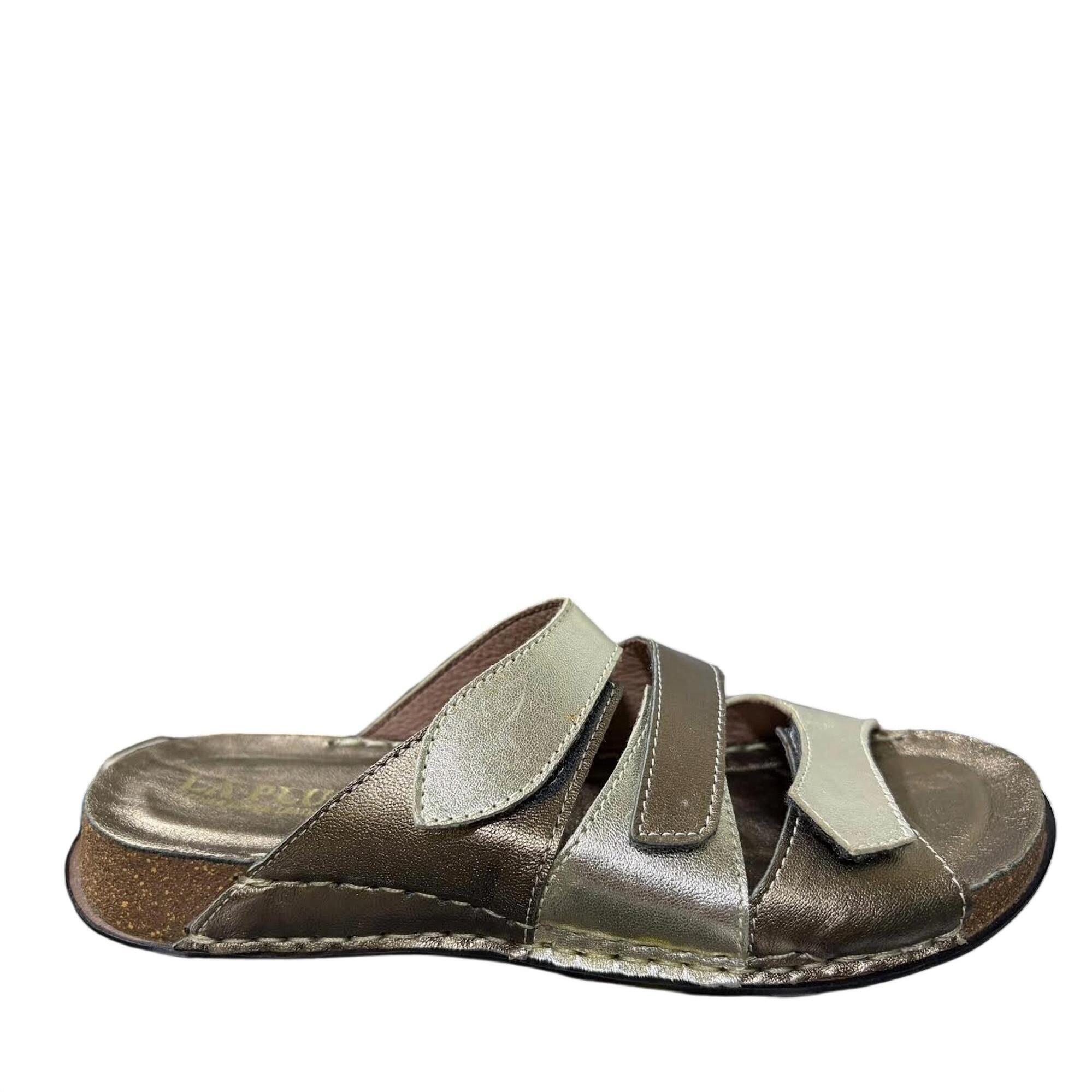 New Laplume Women's Roberta Sandals In Pewter Metallic